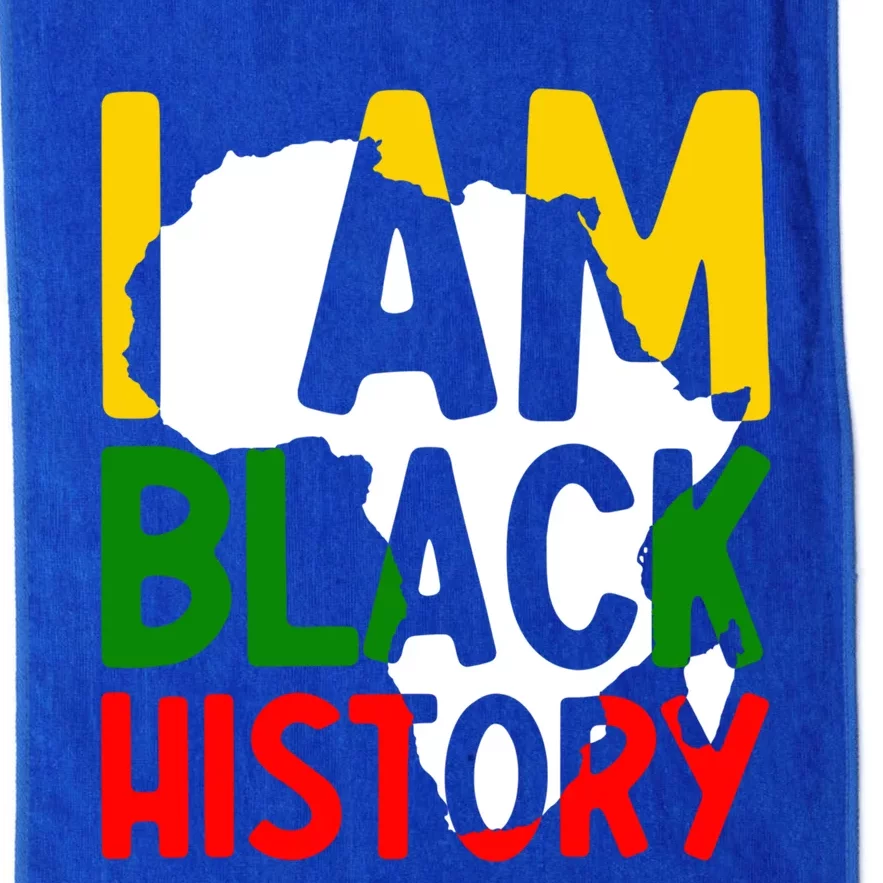 Juneteenth I Am Black History Month African Pride Gift Platinum Collection Golf Towel