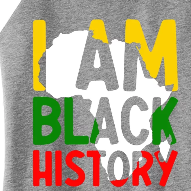 Juneteenth I Am Black History Month African Pride Gift Women’s Perfect Tri Rocker Tank