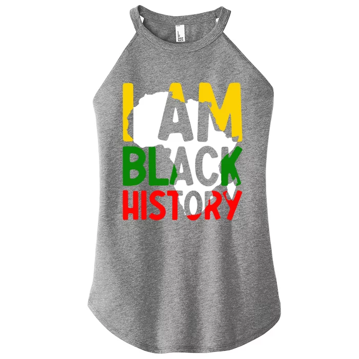 Juneteenth I Am Black History Month African Pride Gift Women’s Perfect Tri Rocker Tank