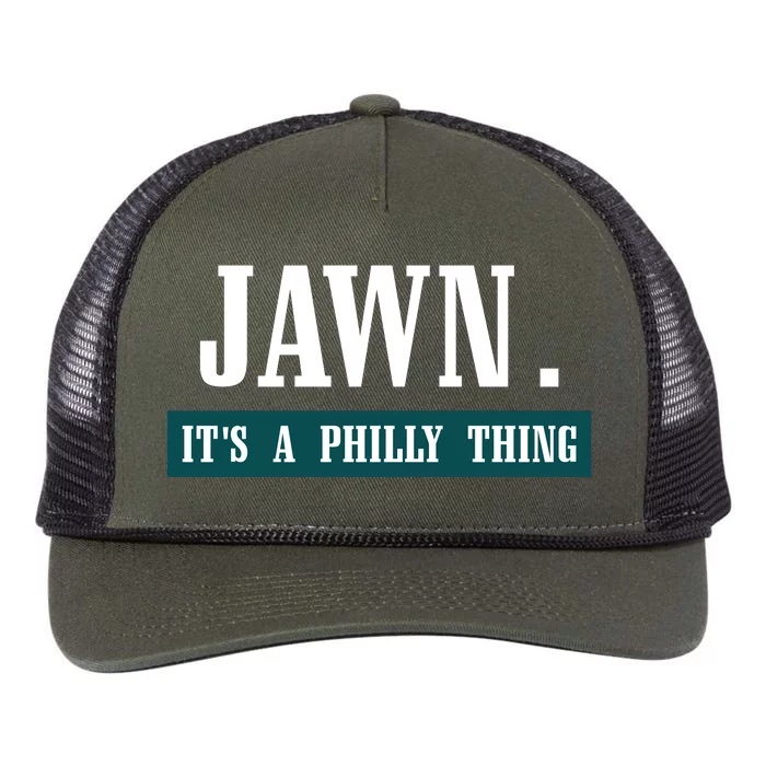 Jawn Its A Philly Thing Philadelphia Slang Retro Rope Trucker Hat Cap