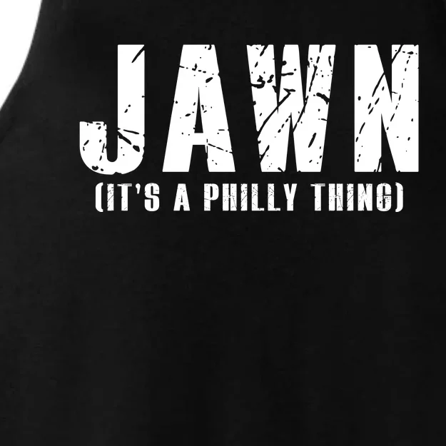 Jawn It's A Philly Thing Philadelphia Fan Pride Ladies Tri-Blend Wicking Tank