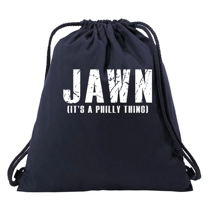 Jawn It's A Philly Thing Philadelphia Fan Pride Drawstring Bag