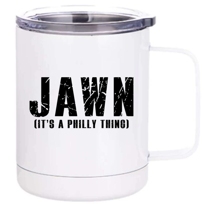 Jawn It's A Philly Thing Philadelphia Fan Pride Front & Back 12oz Stainless Steel Tumbler Cup