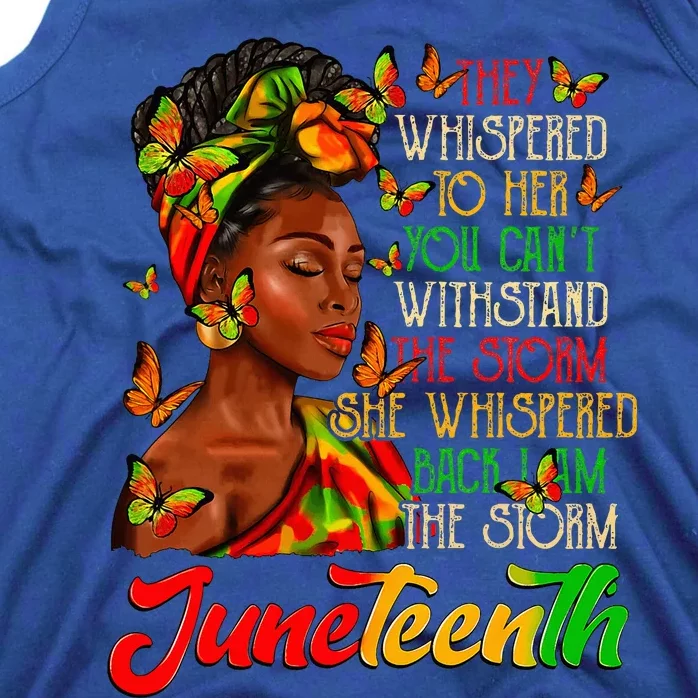 Juneteenth I Am The Storm Black Women Black History Month Tank Top