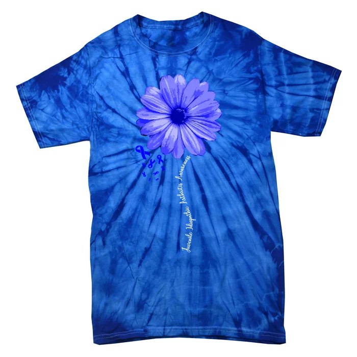 Juvenile Idiopathic Arthritis Awareness Warrior Ribbon Great Gift Tie-Dye T-Shirt