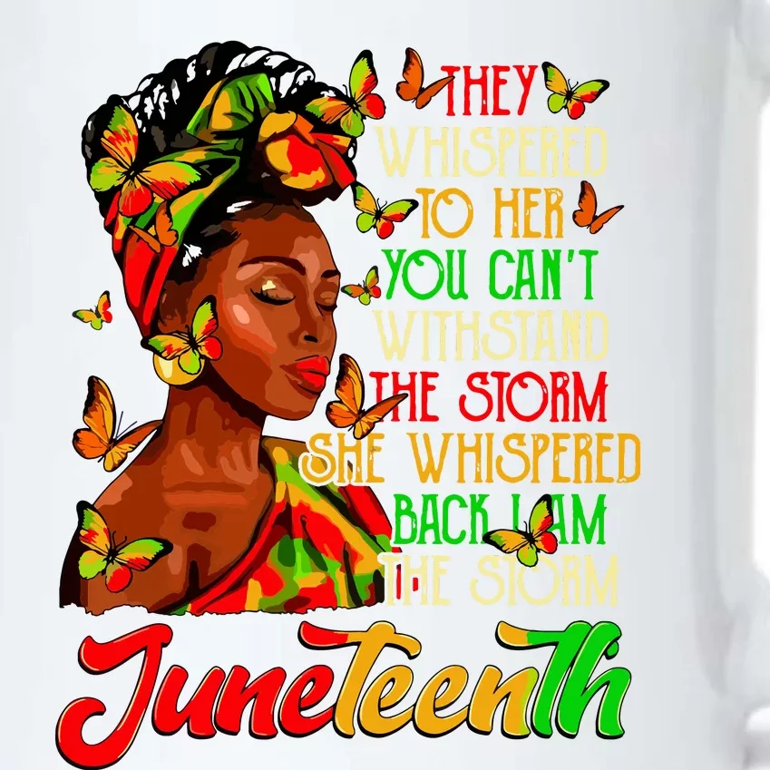 Juneteenth I Am The Storm Black Women Black History Month Black Color Changing Mug