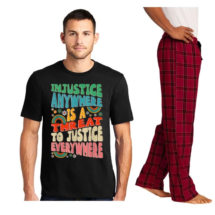 Juneteenth Injustice Anywhere Threat To Justice Everywhere Pajama Set