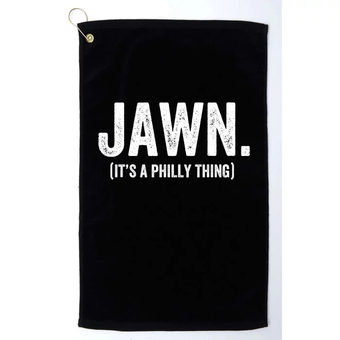 Jawn It's A Philly Thing Philadelphia Fan Pride Love Platinum Collection Golf Towel