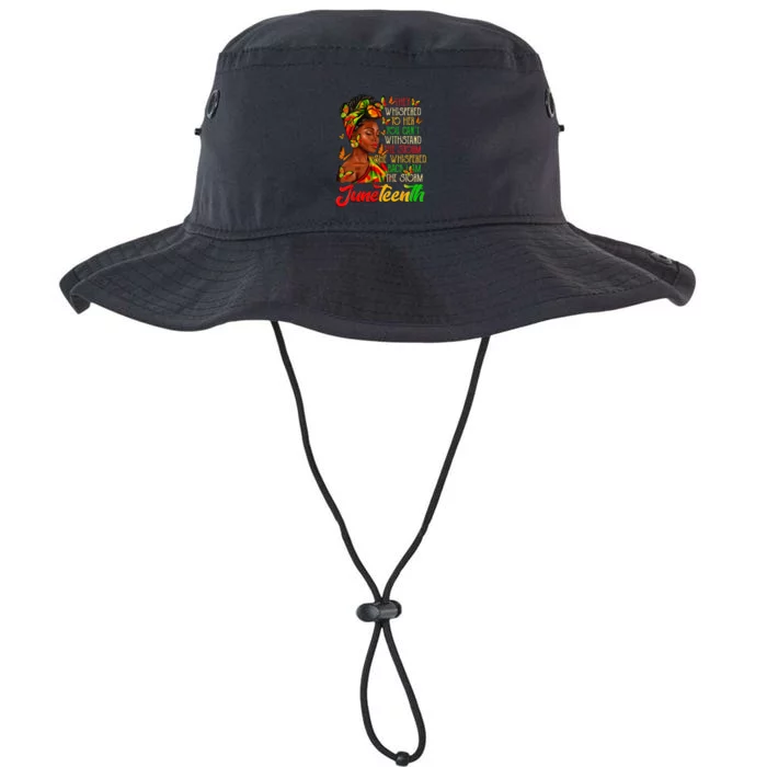 Juneteenth I am The Storm Black Wo Black History Month Legacy Cool Fit Booney Bucket Hat