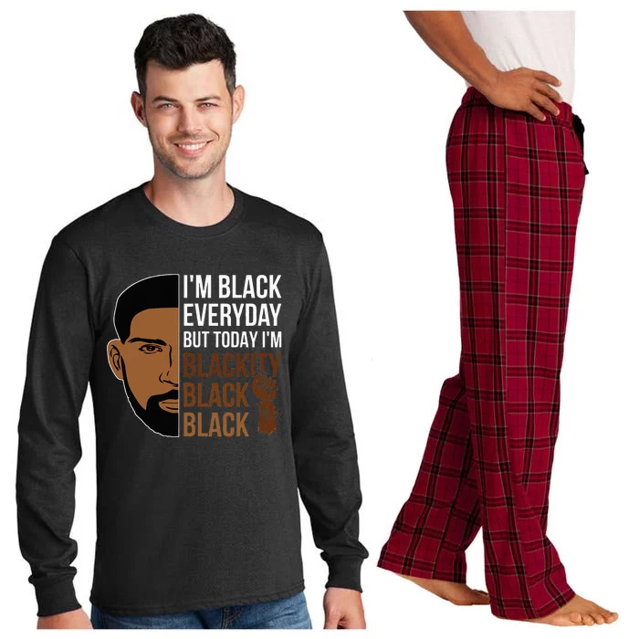 Juneteenth I'm Blackity Black Man African American History Long Sleeve Pajama Set