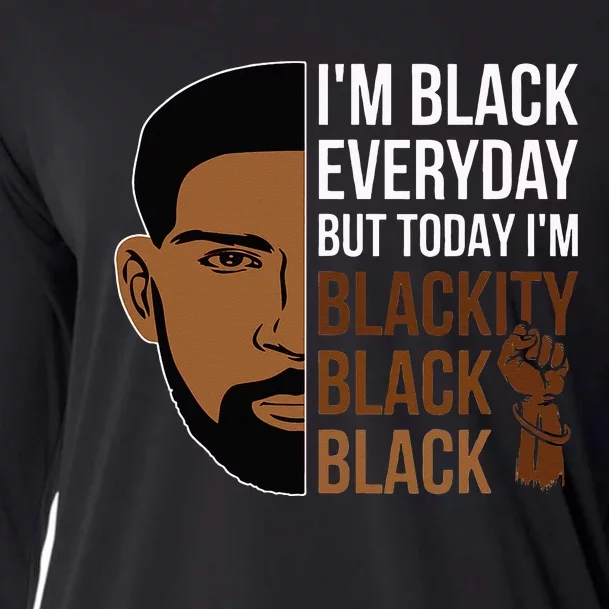 Juneteenth I'm Blackity Black Man African American History Cooling Performance Long Sleeve Crew