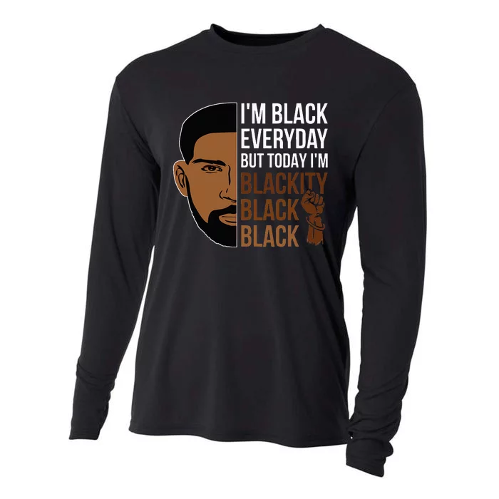 Juneteenth I'm Blackity Black Man African American History Cooling Performance Long Sleeve Crew