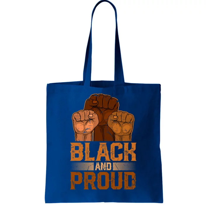 Juneteenth Inspiring Black Leaders Power Fist Hand Meaningful Gift Tote Bag