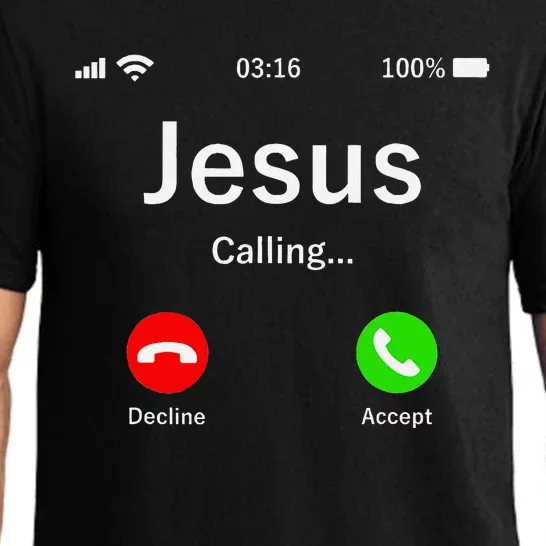 Jesus Is Calling Christian Pajama Set