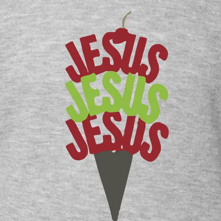 Jesus Ice Cream Toddler Sweatshirt