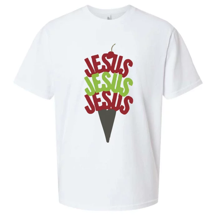 Jesus Ice Cream Sueded Cloud Jersey T-Shirt