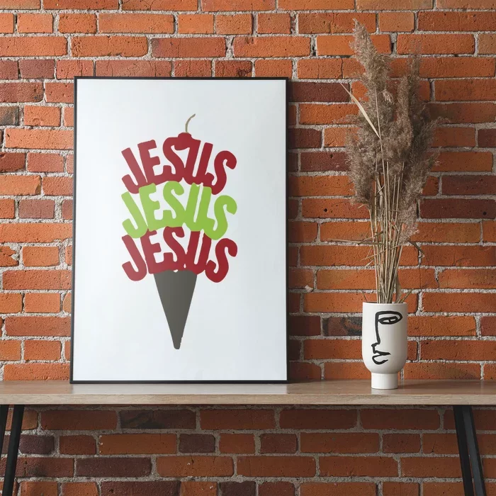 Jesus Ice Cream Poster