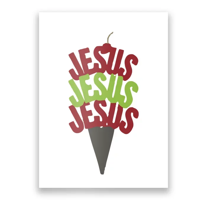 Jesus Ice Cream Poster