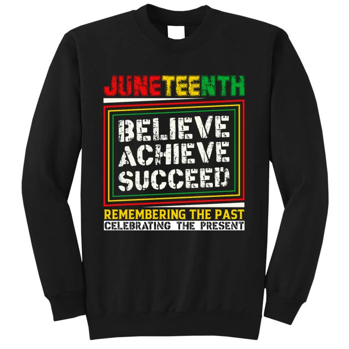 Juneteenth Independence Celebration Print Tall Sweatshirt