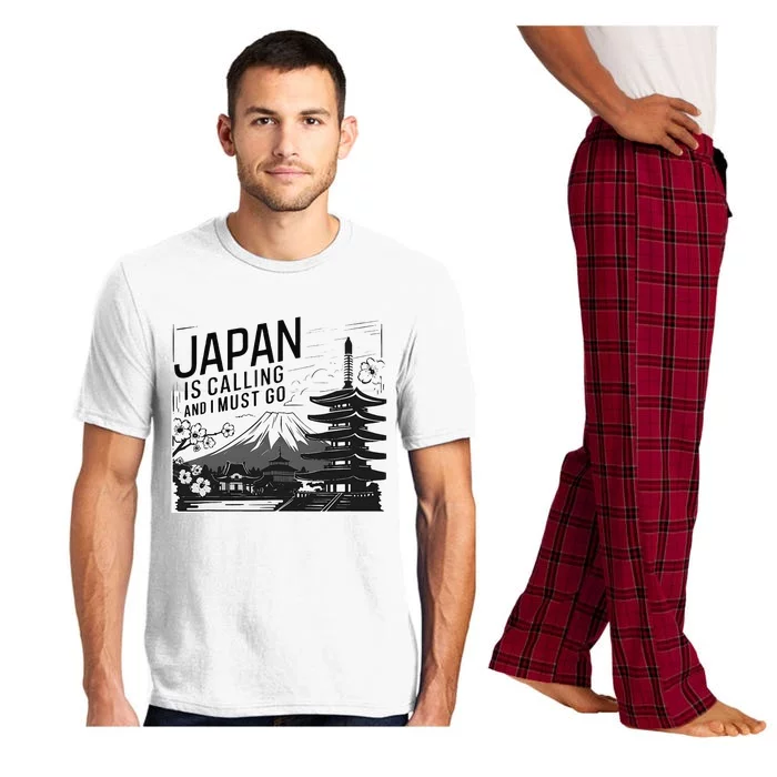 Japan Is Calling And I Must Go Pajama Set