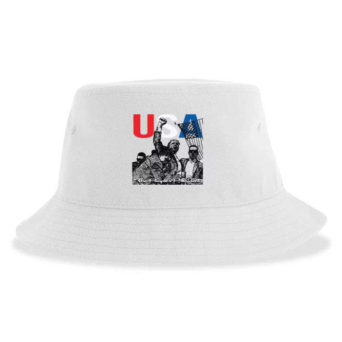 Justified In Christ The PeopleS President Sustainable Bucket Hat