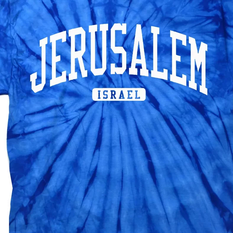 Jerusalem Israel College University Style Tie-Dye T-Shirt