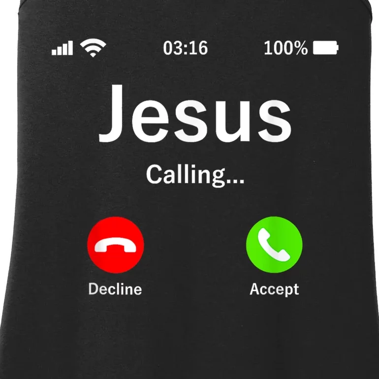 Jesus Is Calling Christian Ladies Essential Tank