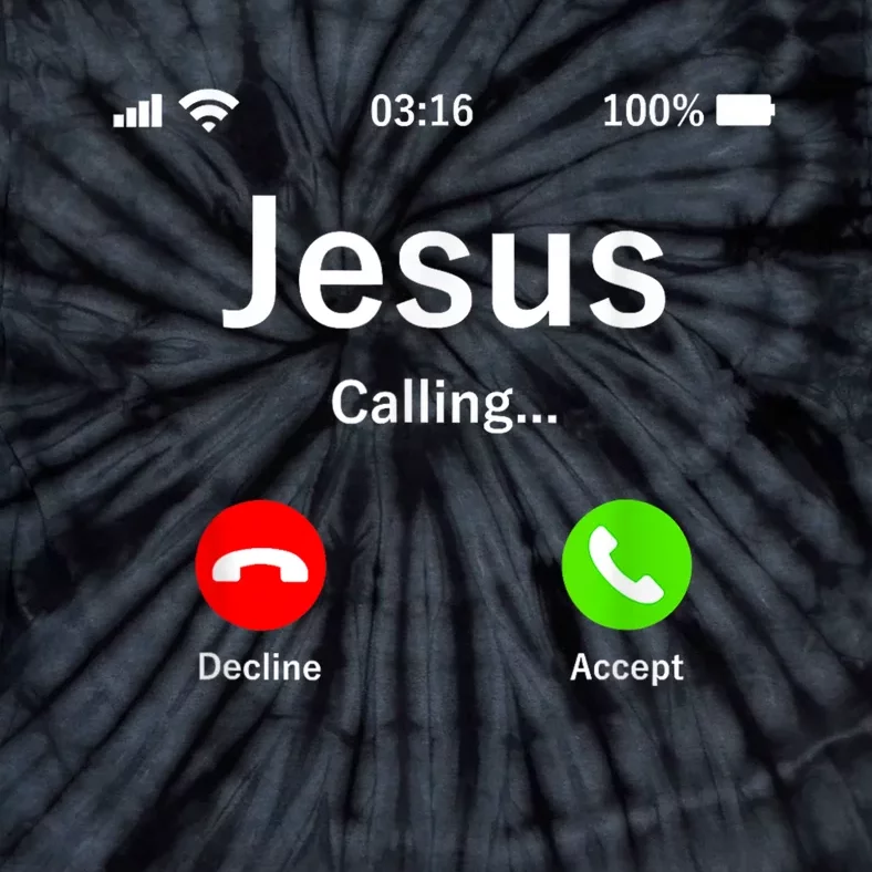 Jesus Is Calling Christian Tie-Dye T-Shirt