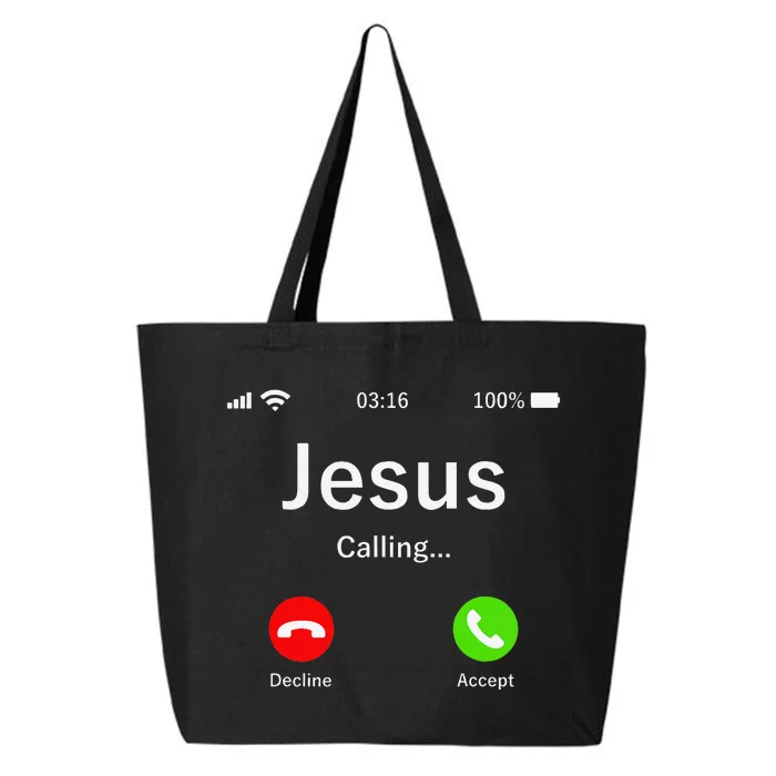 Jesus Is Calling Christian 25L Jumbo Tote