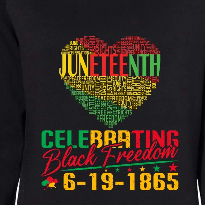 Junenth Independence Celebration Great Gift Womens California Wash Sweatshirt