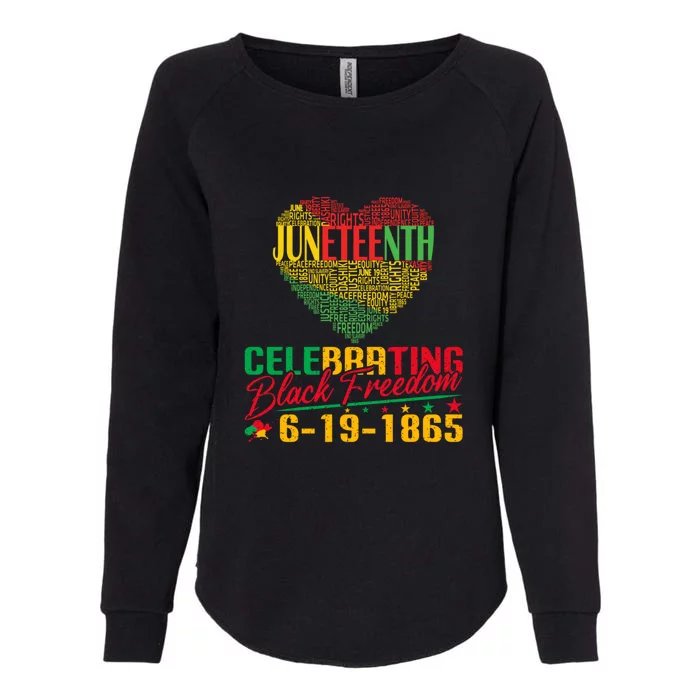 Junenth Independence Celebration Great Gift Womens California Wash Sweatshirt