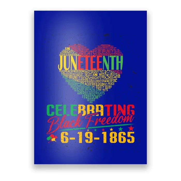 Junenth Independence Celebration Great Gift Poster