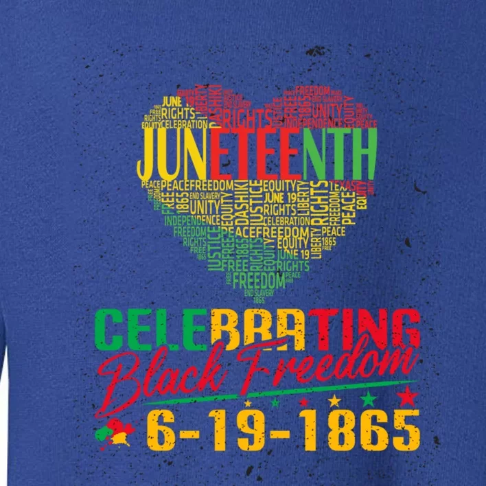 Junenth Independence Celebration Great Gift Toddler Sweatshirt