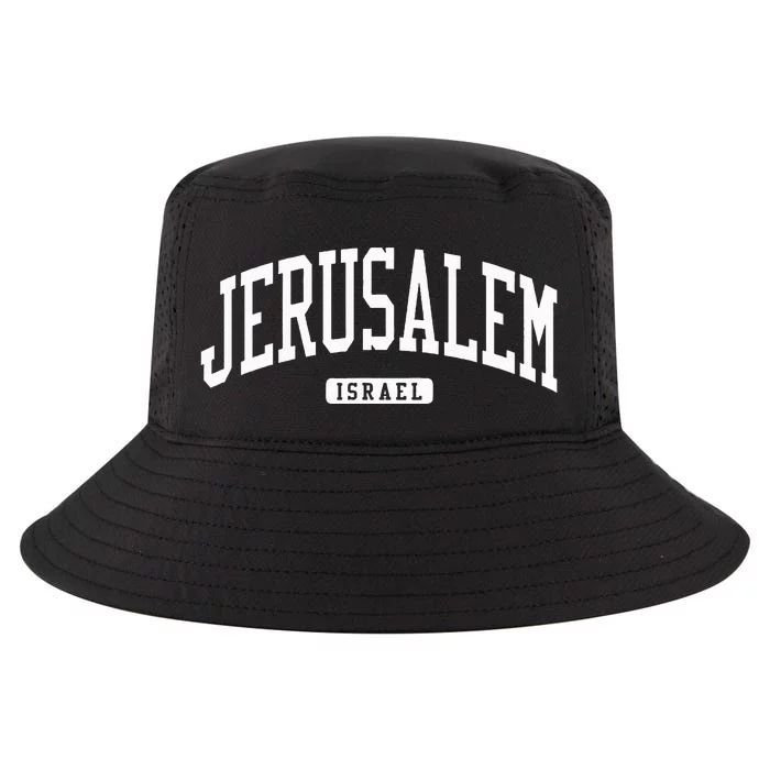 Jerusalem Israel College University Style Cool Comfort Performance Bucket Hat