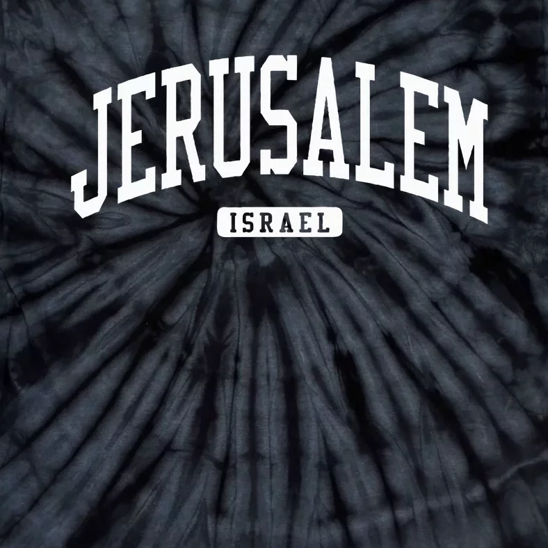 Jerusalem Israel College University Style Tie-Dye T-Shirt