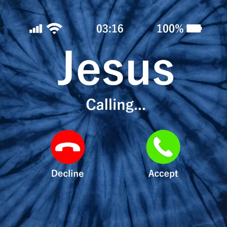 Jesus Is Calling Christian Tie-Dye T-Shirt