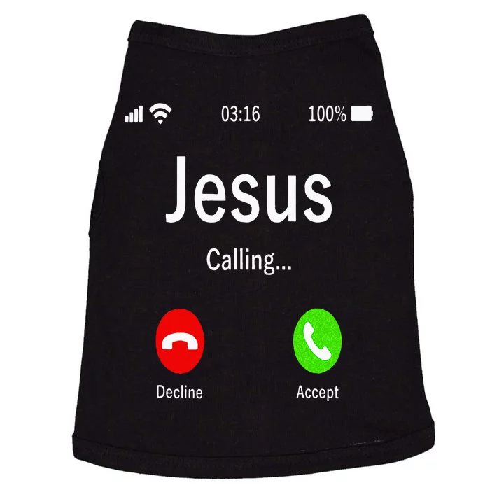 Jesus Is Calling Christian Doggie Tank