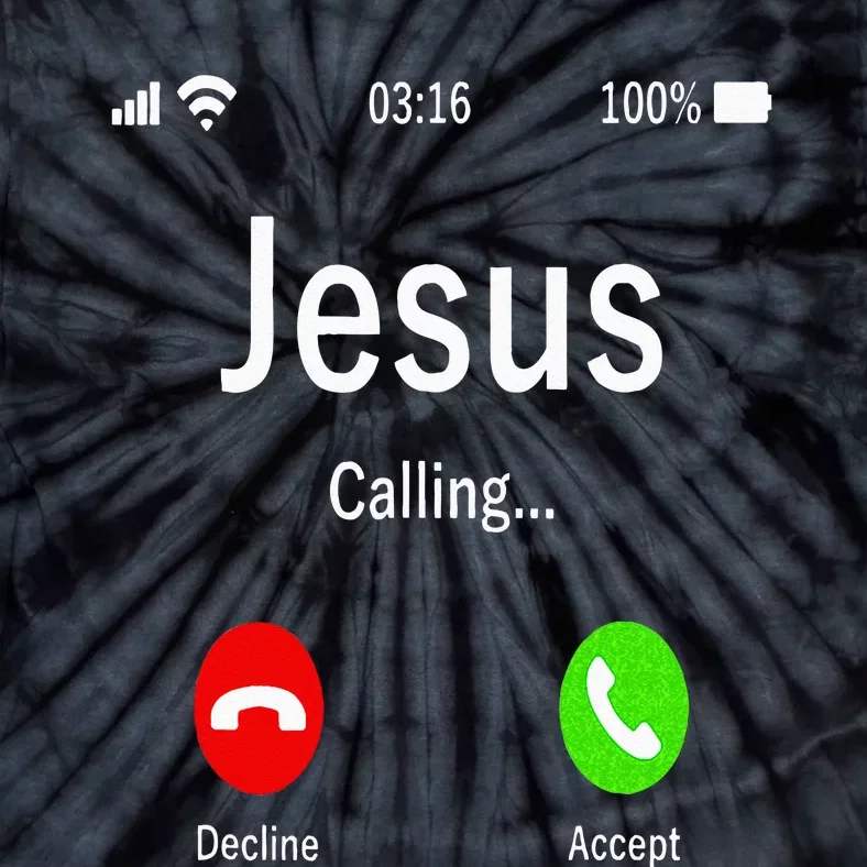 Jesus Is Calling Christian Tie-Dye T-Shirt