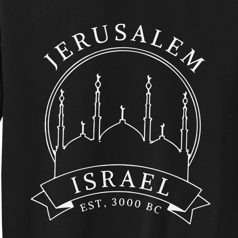 Jerusalem Israel City Jewish Hanukkah Jerusalem Sweatshirt