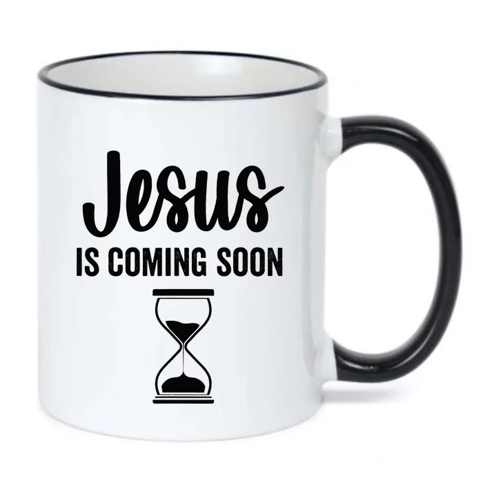 Jesus Is Coming Soon Countdown Christian Religious Faith Black Color Changing Mug