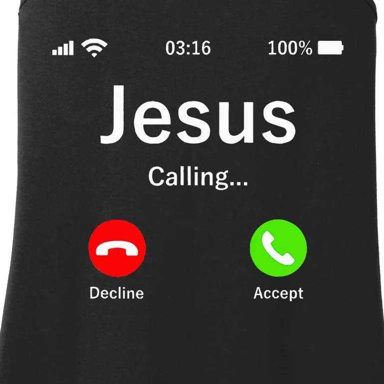 Jesus Is Calling Christian Ladies Essential Tank