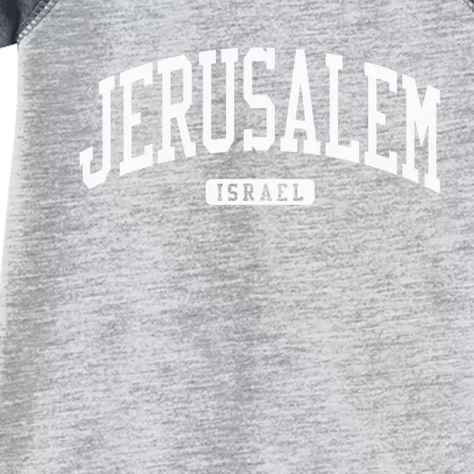 Jerusalem Israel College University Style Infant Baby Jersey Bodysuit