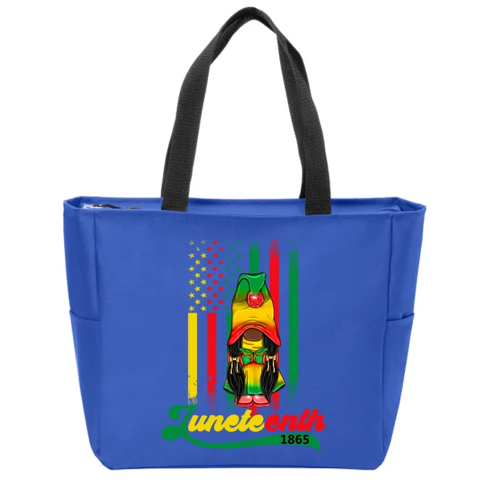 Junenth Independence Celebration Gift Zip Tote Bag