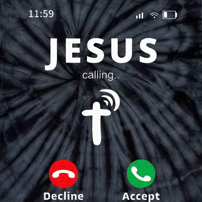 Jesus Is Calling At 1159pm Christian Church Tie-Dye T-Shirt