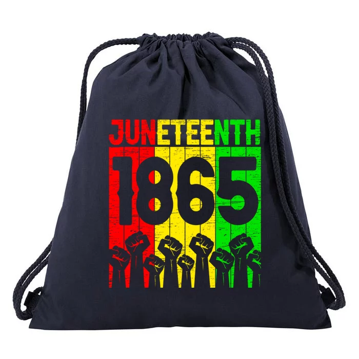 Juneteenth Independence Day Afro Melanin Black History Cute Gift Drawstring Bag