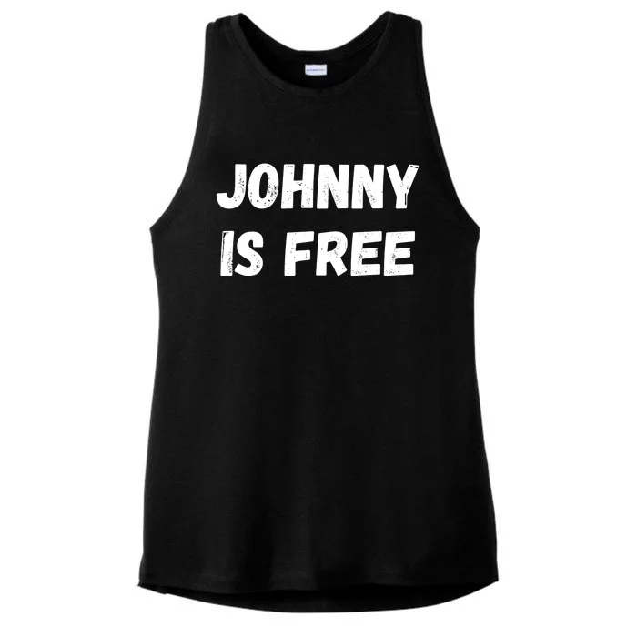 Johnny Is Free Vintage Ladies Tri-Blend Wicking Tank