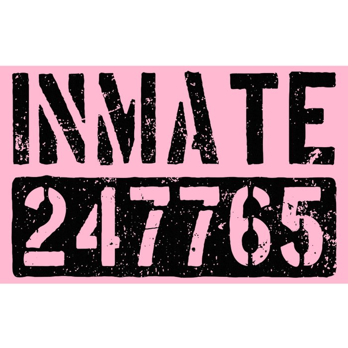 Jail Inmate Funny Prison Inmate Costume Bumper Sticker