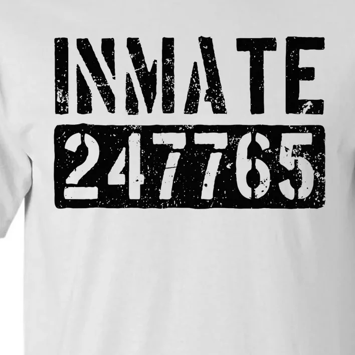 Jail Inmate Funny Prison Inmate Costume Tall T-Shirt