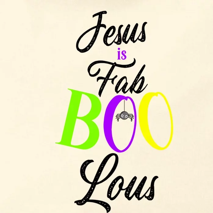 Jesus Is Fab Boo Lous Cool Gift Zip Tote Bag