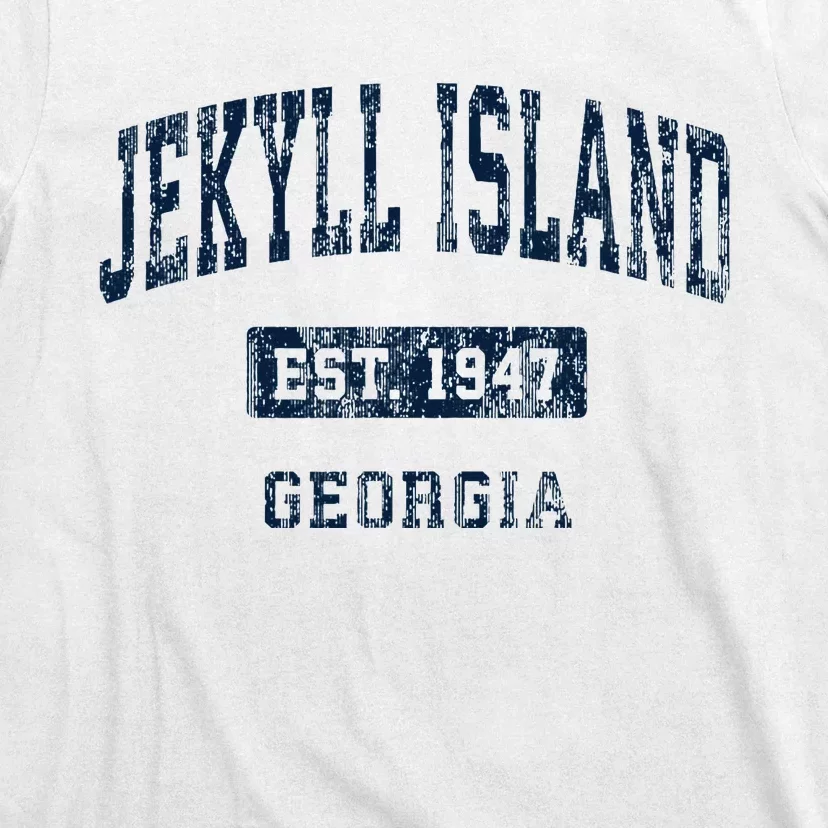 Jekyll Island Georgia Ga Vintage Sports Established T-Shirt